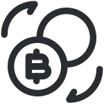 Bitcoin Convert SVG Icon